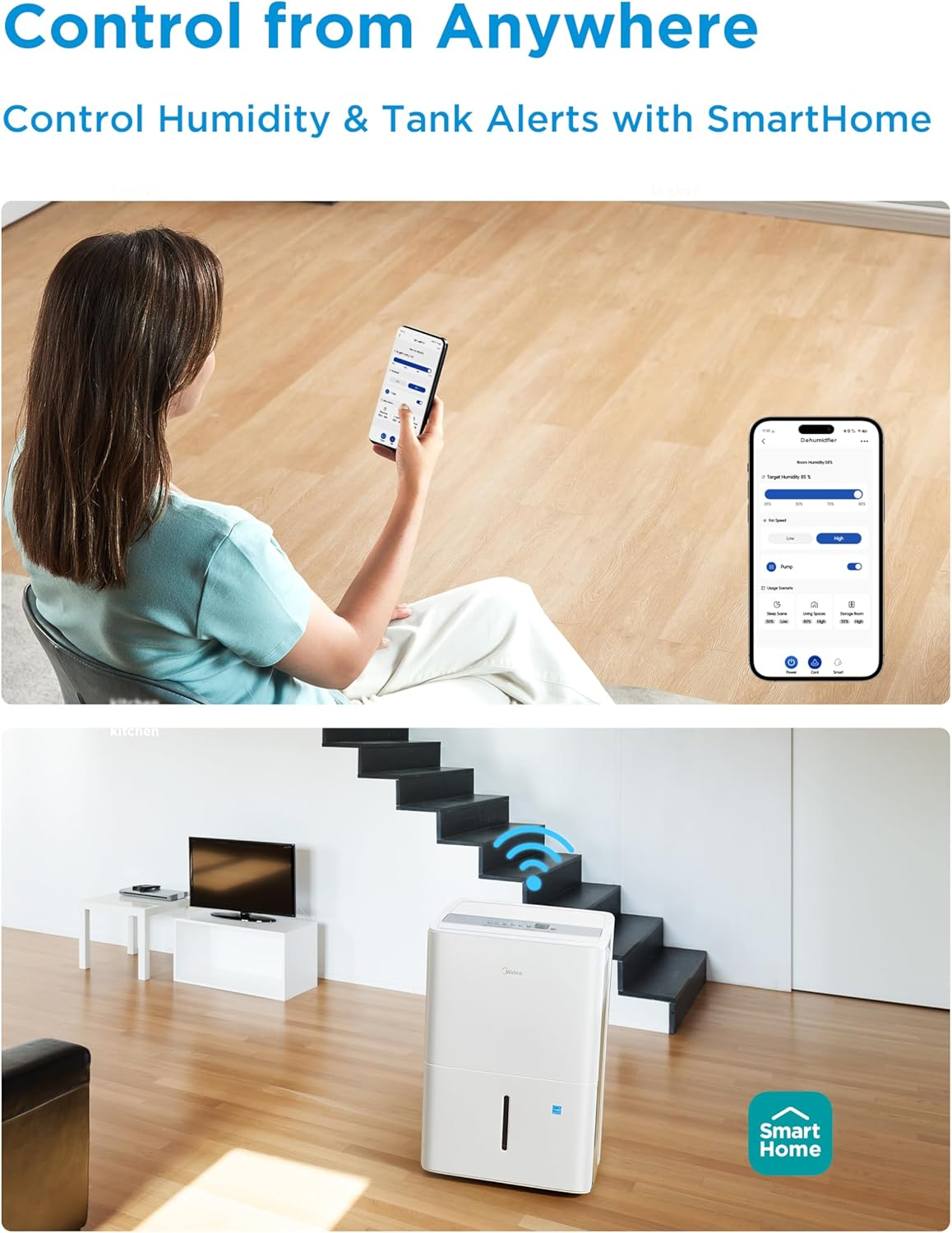 1,500 Sq. Ft. Dehumidifier | 22 Pint | Energy Star | Reusable Filter