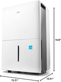 1,500 Sq. Ft. Dehumidifier | 22 Pint | Energy Star | Reusable Filter