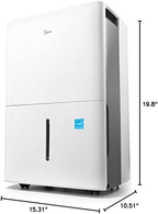 1,500 Sq. Ft. Dehumidifier | 22 Pint | Energy Star | Reusable Filter