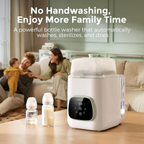 All-in-One Baby Bottle Washer & Sterilizer for Busy Parents
