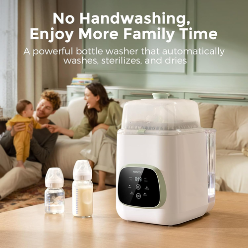 All-in-One Baby Bottle Washer & Sterilizer for Busy Parents