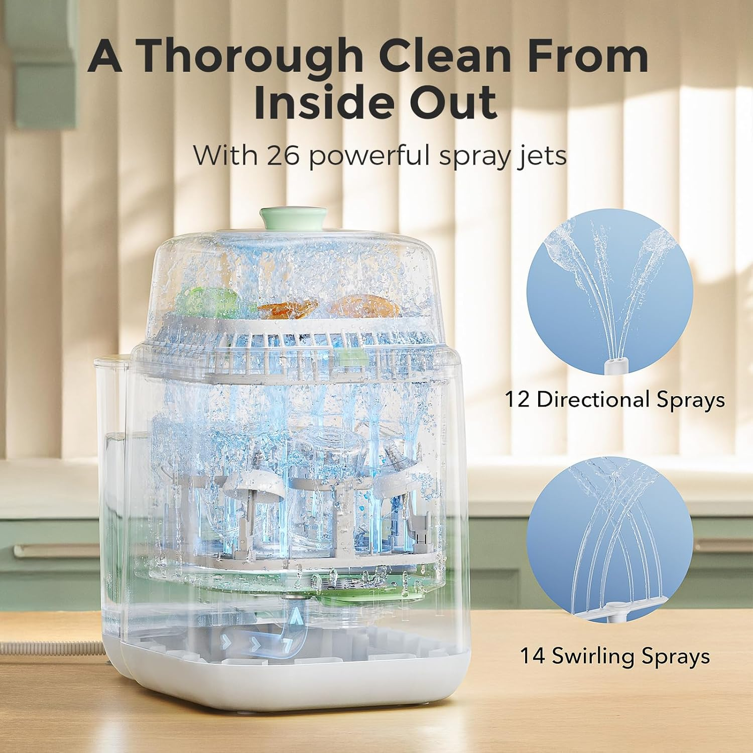 All-in-One Baby Bottle Washer & Sterilizer for Busy Parents