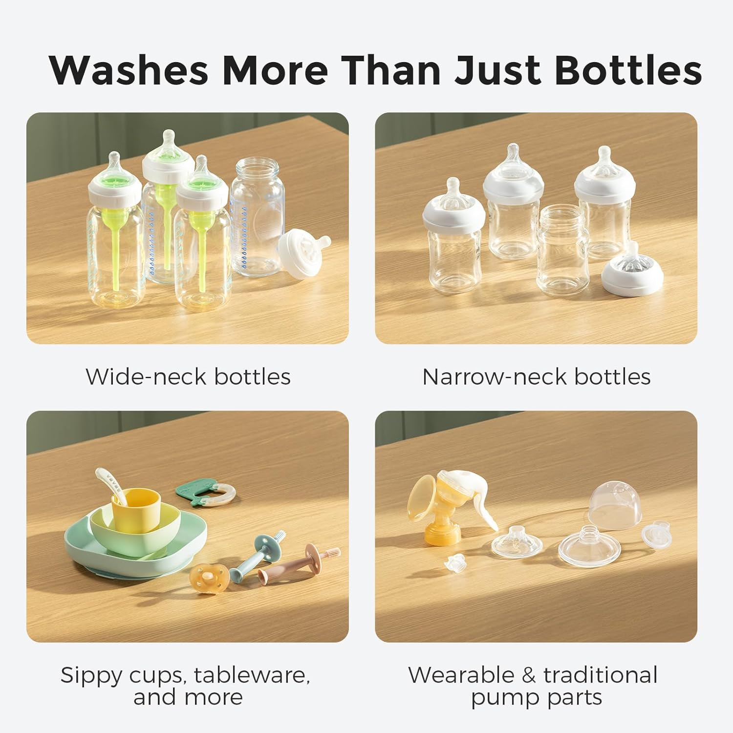 All-in-One Baby Bottle Washer & Sterilizer for Busy Parents