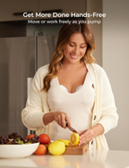 M5 Smart APP Controlled Wearable Breast Pump – Hands-Free Wireless Electric Pump, 3 Modes 9 Suction Levels, 24mm Flange, 2-Pack